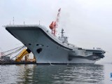 中國航母平臺8月10日進行出海航行試驗